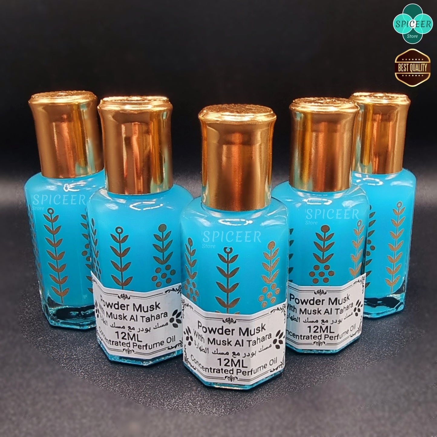 1x Powder Musk Al Tahara 12ml - BUY 2 GET 1 FREE - Arabic Concentrated perfume Oil مسك بودر طهارة