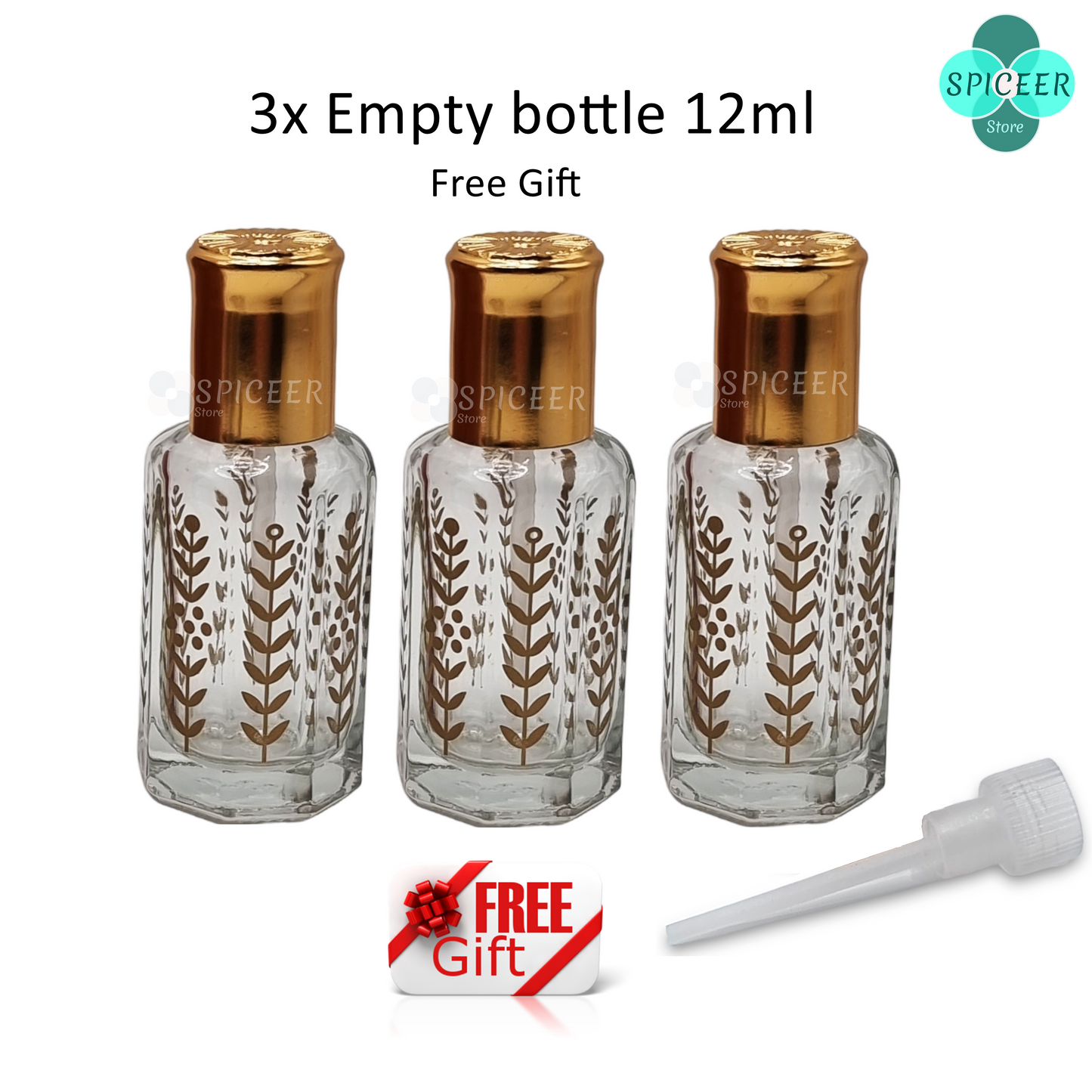 3× 100Grams | Arabic Musk Al Tahara , Pomegranate, Vanilla, Original Concentrated Perfume oil مسك طهارة رمان فانيلا