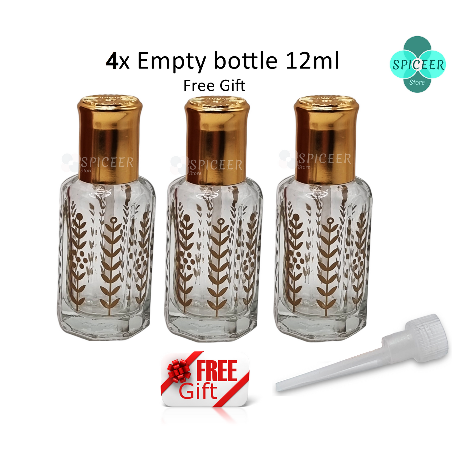 4× 60Grams | Arabic Musk Al Tahara , Powder, Vanilla, Pomegranate , Original Concentrated Perfume oil مسك طهارة بودر رمان فانيلا
