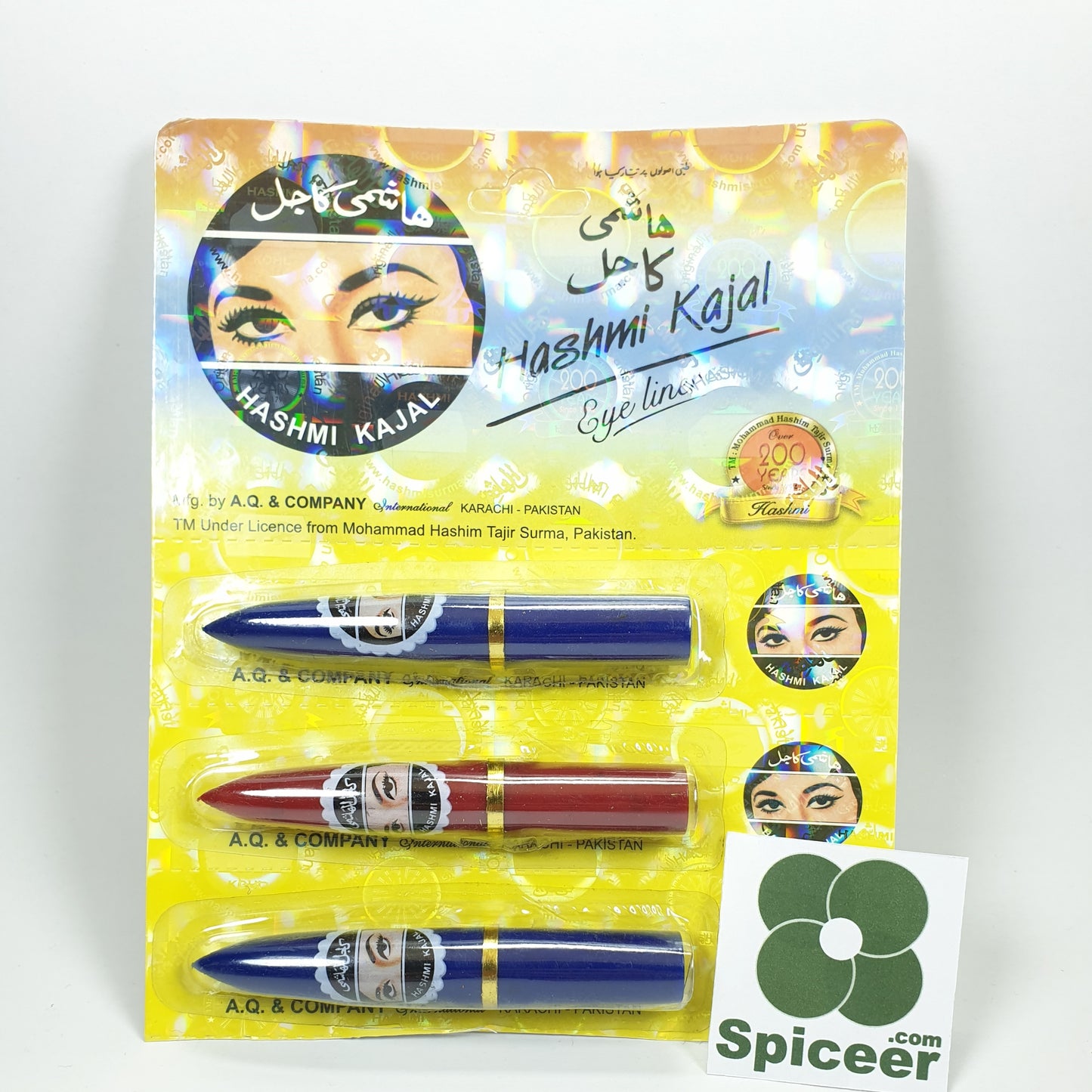 1x Original Hashmi Black kajal stick Eyeliner كحلة هاشمي - BUY 2 GET 2 FREE