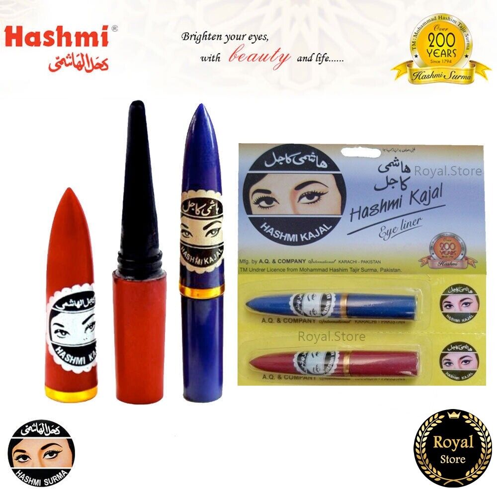 5× Pcs hashmi Eyeliner ( Black ) Kohla كحلة هاشمي