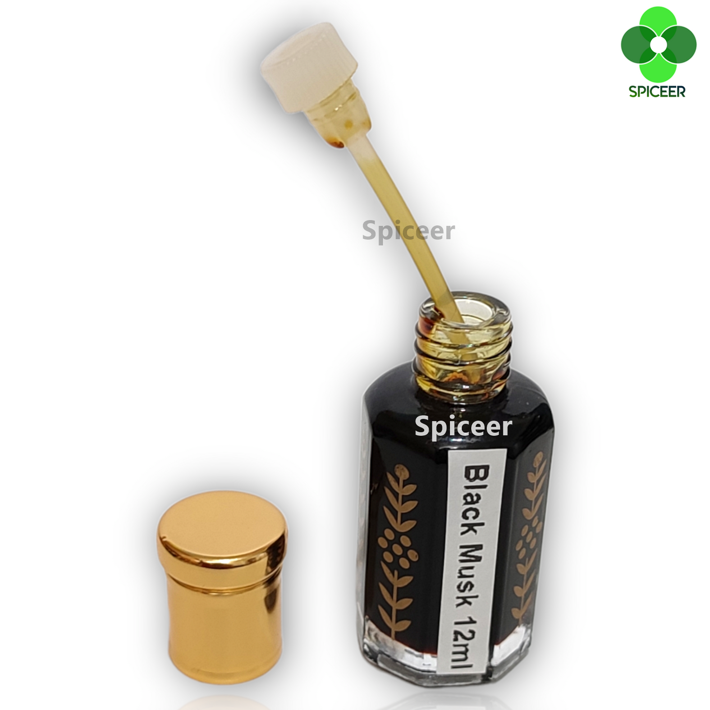 2× Black Musk 12ml Arabic Perfume Oil High Quality مسك اسود