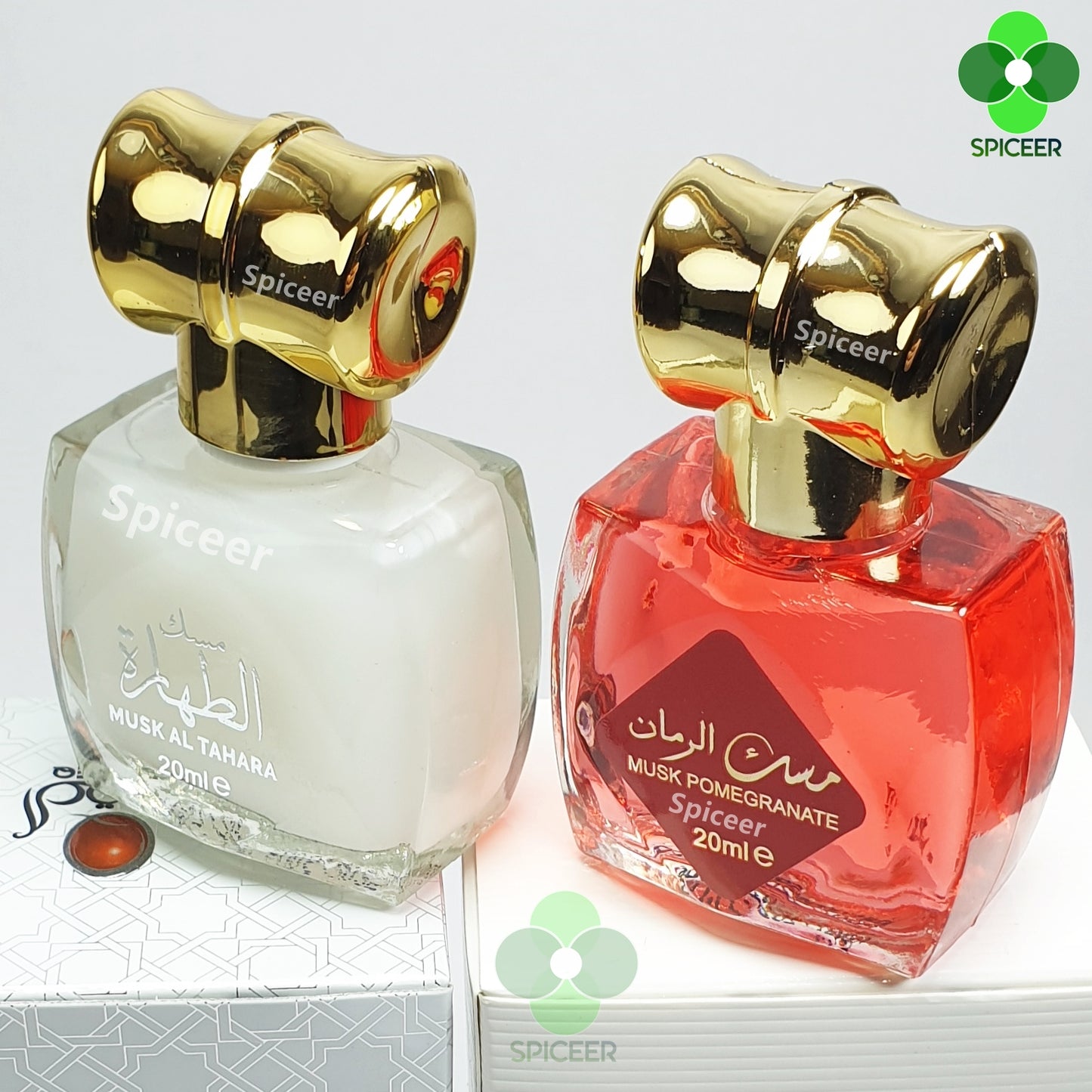 2×20ml | Musk Al Tahara + Pomegranate Musk مسك الرمان و مسك الطهارة
