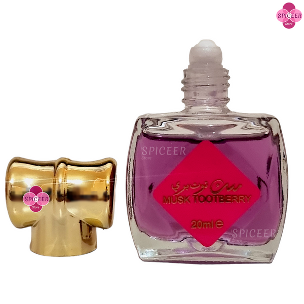 2× Musk TootBerry 20ml Arabian Perfume musk Cranbberry مسك طهارة توت بري