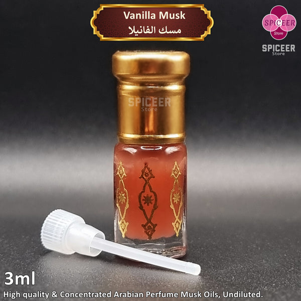 8xArabic Perfume Musk Tahara 3ml High Quality Vanilla Powder Kandy Jasmine Caramel مسك الطهارة Wonderful Collection