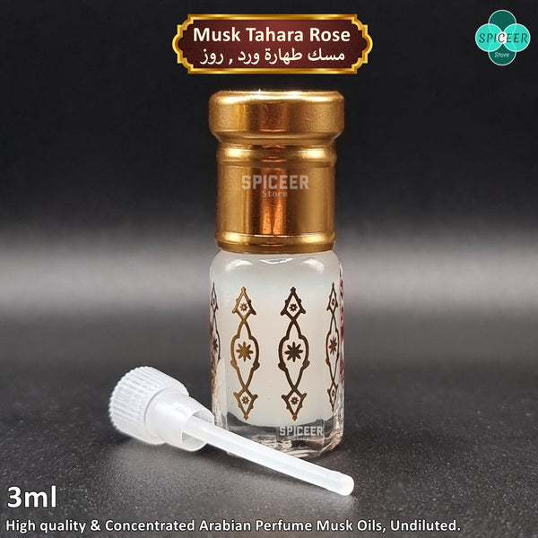 8xArabic Perfume Musk Tahara 3ml High Quality Strawberry White Kandy Jasmine Al Asala  Pomegranate  Rose مسك الطهارة Wonderful Collection