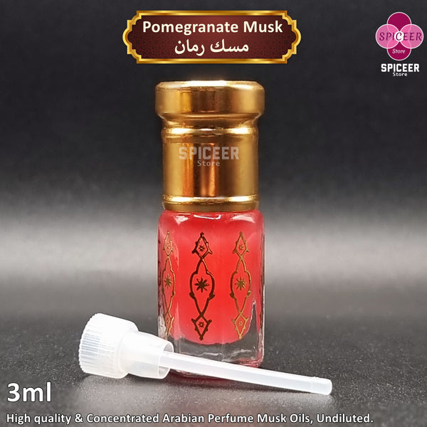 8xArabic Perfume Musk Tahara 3ml High Quality Strawberry White Kandy Jasmine Al Asala  Pomegranate  Rose مسك الطهارة Wonderful Collection