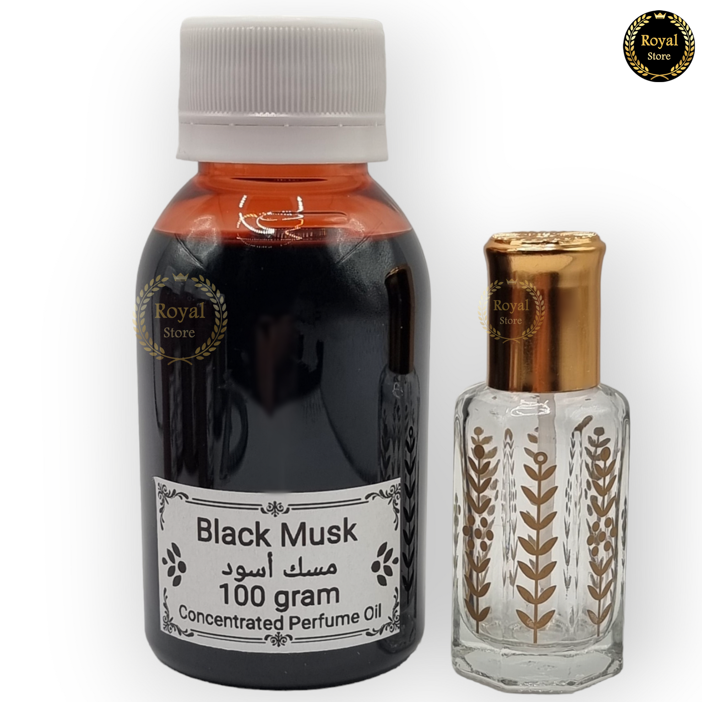 Black Musk 100gram + Gift " Arabic Perfume Oil High Quality مسك اسود