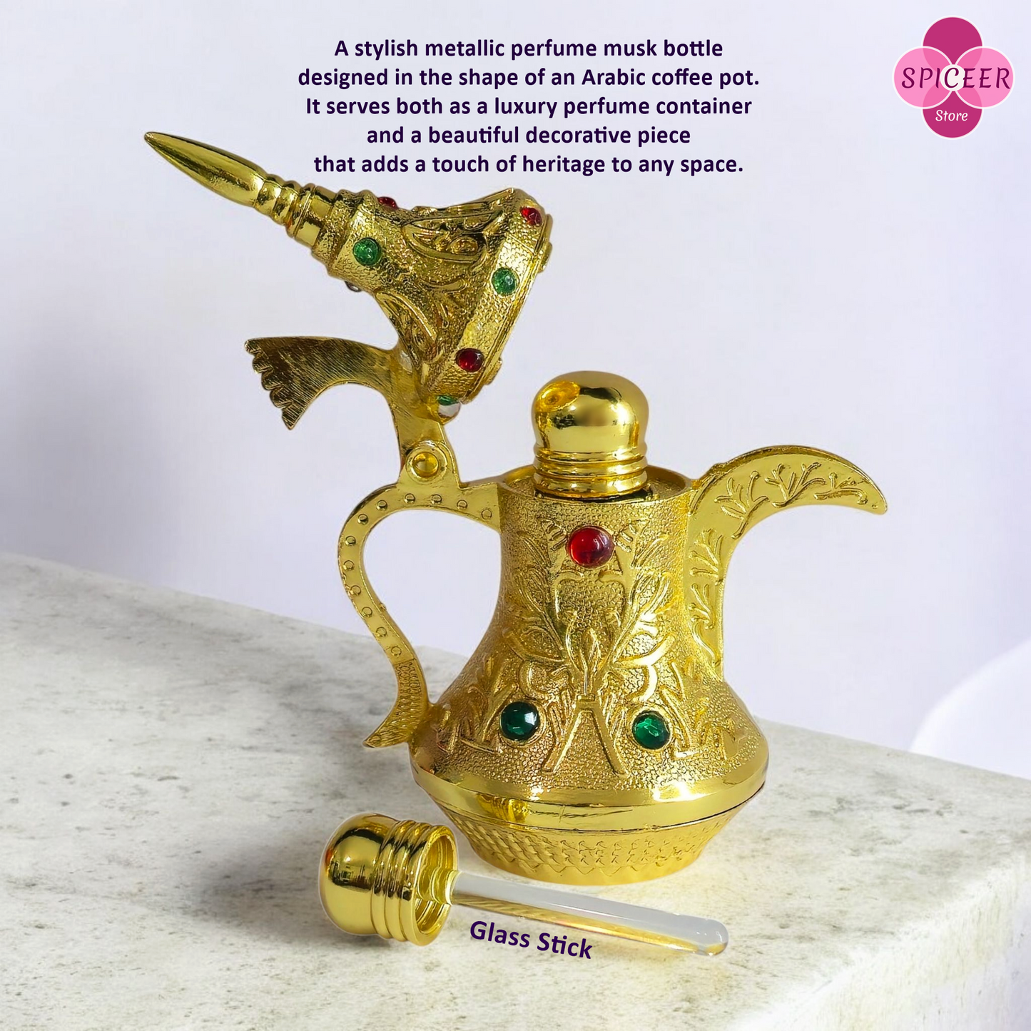 2x Musk Al Tahara 9ml High Quality Arabic Perfume oil Dallah دلة مسك الطهارة