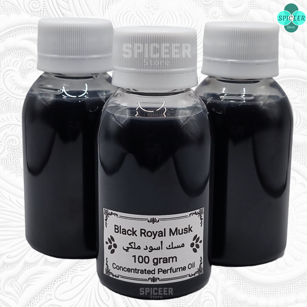 2x 100grams ( Black Royal Musk + Musk Tahara White ) Arabic Perfume Musk High Quality مسك طهارة ابيض ومسك اسود ملكي