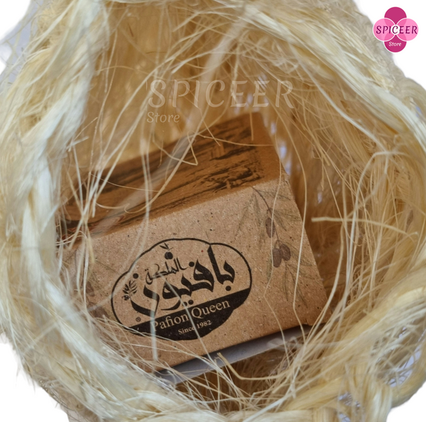 ( 1 Natural Loofah + 1 Alppo Olive Oil Soap ) sponge Bath soap for body and head ليفة وصابون