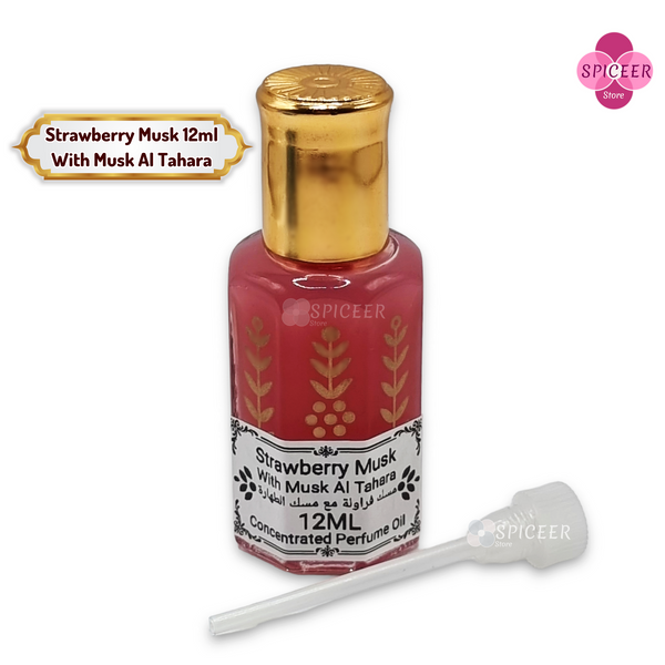 2× 12ml ( Musk Al Tahara + Strawberry Musk )مسك فراولة ومسك الطهارة