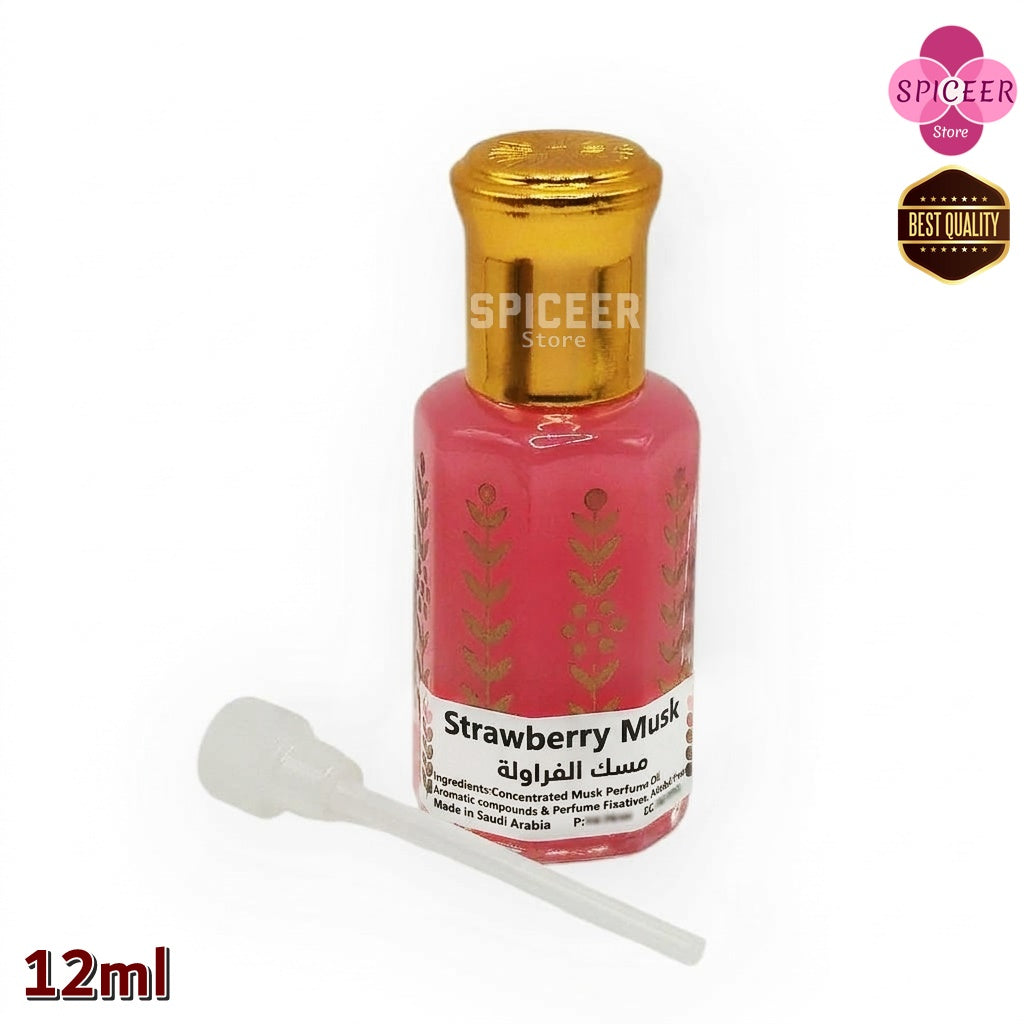 Arabian Body Oil Perfume Musk Al-Tahara Gold, Powder ,Black ,Strawberry,  Candy, Pomegranate, Jasmine ,Vanilla  Original Concentrated Perfume oil High-Quality مسك طهارة ذهبي باودر كاندي ياسمين رمان