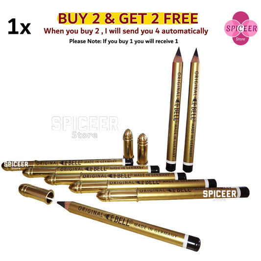 BELL Black Eyeliner Pencil Original From Germany  كحلة جرس بيل - BUY 2 GET 2 FREE