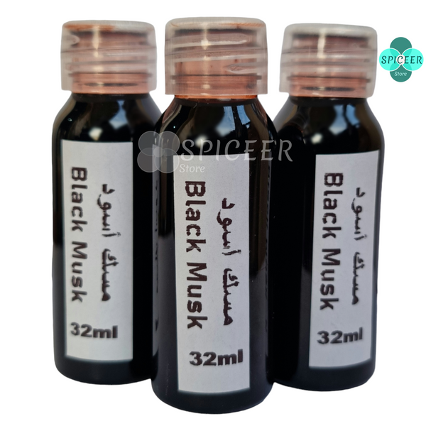 Black Musk 32ml + Gift " Arabic Perfume tahara Oil High Quality مسك اسود