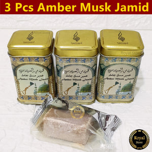 3x Amber Musk Jamid , Solid Perfume  هيماني مسك جامد عنبر