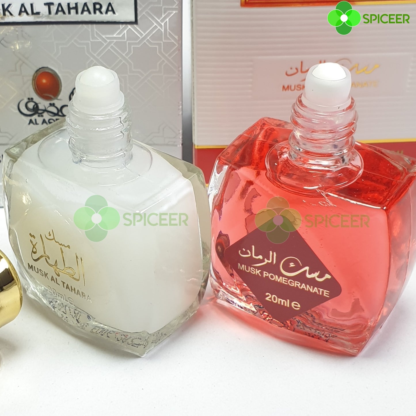 2×20ml | Musk Al Tahara + Pomegranate Musk مسك الرمان و مسك الطهارة