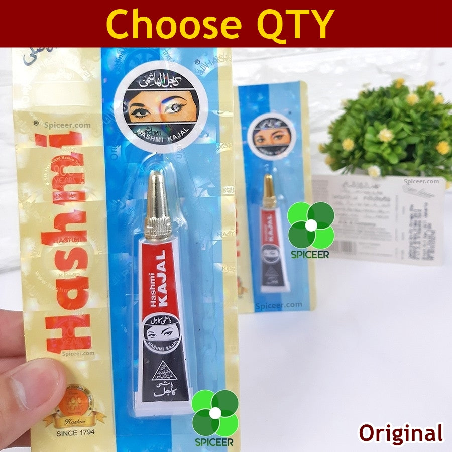 Hashmi Black Eyeliner kajal Tube كحلة هاشمي - Choose QTY