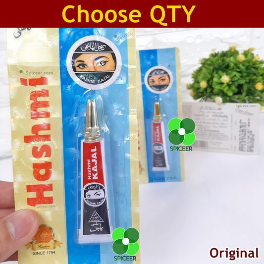 Hashmi Black Eyeliner kajal Tube كحلة هاشمي - Choose QTY