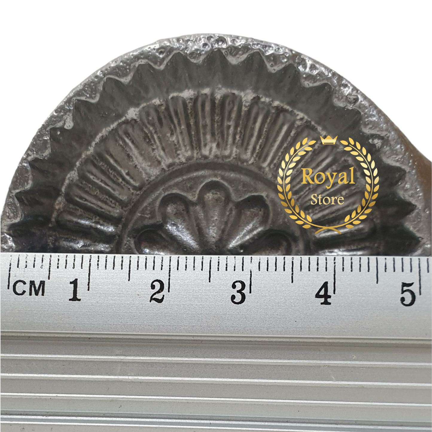 2x Pcs Maamoul Metal & plastic Mold Hand carved Dates Pistachio pastry Mould قوالب معمول